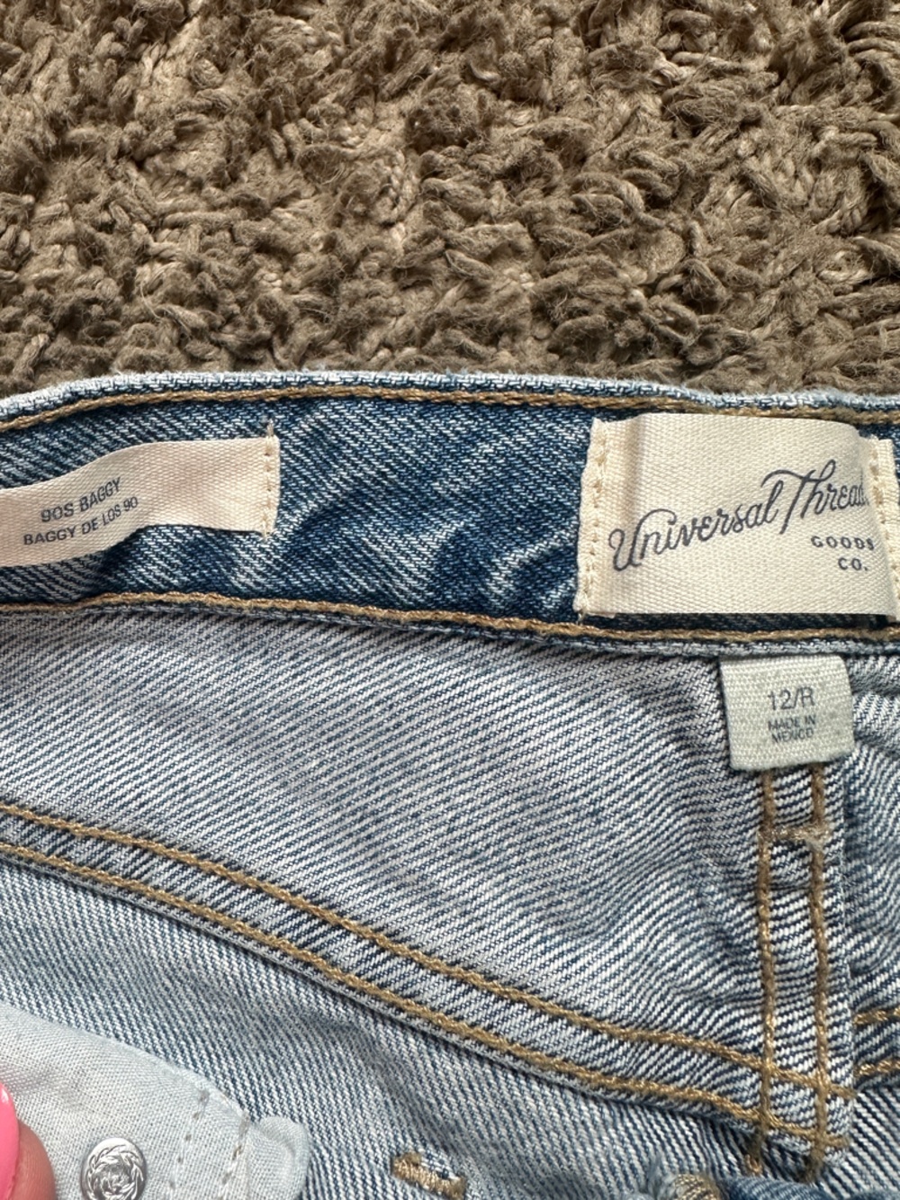 Universal Thread Light Blue Ripped Jeans - Picture 2 of 2